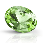 Preciosa® Rivoli MAXIMA - 12mm Peridot