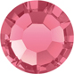 Preciosa® MAXIMA Flat Back Rhinestones 8ss Indian Pink