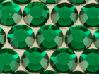 Rhinestone Biz Round (1008) Acrylic Flat Back Rhinestones 8mm Emerald