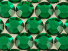 Rhinestone Biz Round (1008) Acrylic Flat Back Rhinestones 12mm Emerald