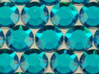 Rhinestone Biz Round (1008) Acrylic Flat Back Rhinestones 6mm - Blue Zircon