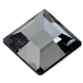 SWAROVSKI® ELEMENTS (2400) Square Flat Back Rhinestones 4mm Crystal Silver Night