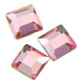 SWAROVSKI® ELEMENTS (2400) Square Hot Fix Rhinestones 3mm Light Rose