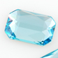 SWAROVSKI® ELEMENTS (2602) Emerald Cut Flat Back 8x5.5mm Aquamarine