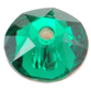 SWAROVSKI® ELEMENTS (3188) XIRIUS Lochrose Sew-on Rhinestones 4mm Emerald