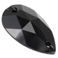 SWAROVSKI® ELEMENTS (3230) Drop Sew-on Rhinestones 28x17mm Jet (Unfoiled)