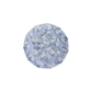 SWAROVSKI® ELEMENTS (86601) Cabochon Pavé Flat Backs 6mm Light Sapphire Shimmer on Cadet Blue
