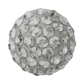 SWAROVSKI® ELEMENTS (86601) Cabochon Pavé Flat Backs 10mm Black Diamond on Silver