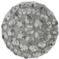 SWAROVSKI® ELEMENTS (86601) Cabochon Pavé Flat Backs 12mm Black Diamond on Silver