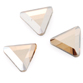 SWAROVSKI® ELEMENTS (2711) Triangle Hot Fix Rhinestones 3.3mm Crystal Golden Shadow