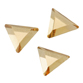 SWAROVSKI® ELEMENTS (2711) Triangle Flat Back Rhinestones 3.3mm Light Colorado Topaz