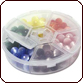 BeadSmith® Six-Compartment Plastic Organizer Box 3-1/4 x 3/4 Inch