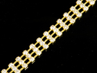 VALUE BRIGHT™ Single Cupchain with 4-Prong Gold Setting and 14ss Round Stone - Crystal Clear Foiled