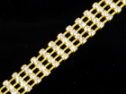 VALUE BRIGHT™ Single Cupchain with 4-Prong Gold Setting and 14ss Round Stone - Crystal Clear Foiled