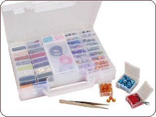 The Beadsmith® Bead Organizer Carry Case Set