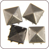 Nailhead 40ss Square (Pyramid) - Antique Nickel