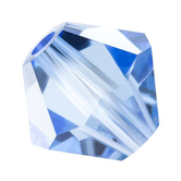 Preciosa® Rondelle Bicone Bead - 3mm Light Sapphire