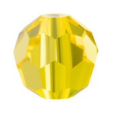 Preciosa® Simple Round Bead - 5mm Citrine