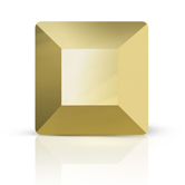 Preciosa® Square MAXIMA Hot Fix 4mm Crystal Aurum