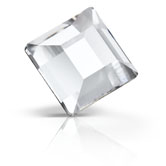 Preciosa® Square MAXIMA Hot Fix 6mm Crystal Clear
