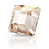 Preciosa® Square MAXIMA Flat Back 4mm Crystal Honey