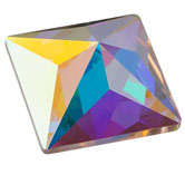 Preciosa® Pyramid MAXIMA Flat Back 12mm Crystal AB