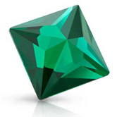 Preciosa® Pyramid MAXIMA Hot Fix 5mm Emerald