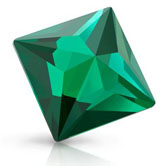 Preciosa® Pyramid MAXIMA Hot Fix 8mm Emerald