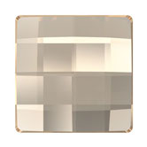 Preciosa® Chessboard Square MAXIMA Flat Back 8mm Crystal Honey