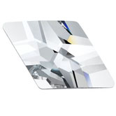 Preciosa® Rhombus MAXIMA Flat Back 6x4mm Crystal Clear