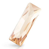 Preciosa® Slim Baguette MAXIMA Flat Back 15x5mm Crystal Honey