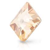 Preciosa® Loch Square 1H Sew-on Stones 6mm Crystal Honey