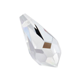 Preciosa® Drop Pendant 1H - 15x7.5mm Crystal Clear
