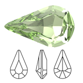 Preciosa® Point Back MAXIMA Fancy Stone - Pear 13x7.8mm Peridot