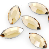 SWAROVSKI® ELEMENTS (2200) Navette Flat Back Rhinestones 8x4mm Light Colorado Topaz