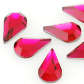 SWAROVSKI® ELEMENTS (2300) Drop Hot Fix Rhinestones 8x4.8mm Scarlet