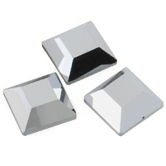 SWAROVSKI® ELEMENTS (2400) Square Hot Fix Rhinestones 4mm Crystal Light Chrome