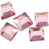 SWAROVSKI® ELEMENTS (2400) Square Hot Fix Rhinestones 3mm Light Rose