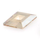SWAROVSKI® ELEMENTS (2773) Diamond Shape Flat Back Rhinestones 6.6x3.9mm Crystal Golden Shadow