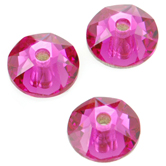 SWAROVSKI® ELEMENTS (3188) XIRIUS Lochrose Sew-on Rhinestones 5mm Fuchsia