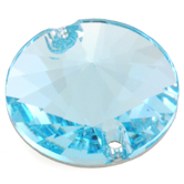 SWAROVSKI® ELEMENTS (3200) Rivoli Sew-on Rhinestones 14mm Aquamarine