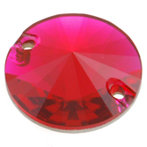 SWAROVSKI® ELEMENTS (3200) Rivoli Sew-on Rhinestones 14mm Scarlet