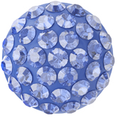 SWAROVSKI® ELEMENTS (86601) Cabochon Pavé Flat Backs 10mm Sapphire on Dark Blue