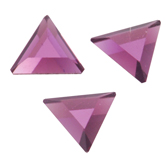 SWAROVSKI® ELEMENTS (2711) Triangle Flat Back Rhinestones 3.3mm Amethyst
