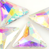 VALUE BRIGHT™ Sew-on 23mm Triangle (3270) Crystal AB