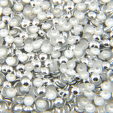 VALUE BRIGHT™ 7001 Hot Fix Metal Half Rounds 3mm Silver